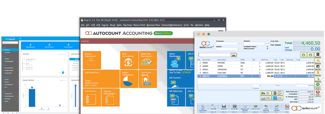 AutoCount Accounting - POS - Payroll